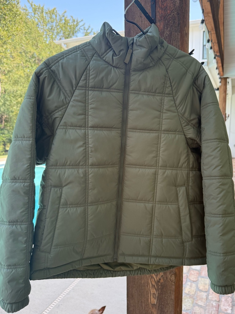Patagonia Women’s Lost Canyon Jacket Color Sleet Green Size Small runs big